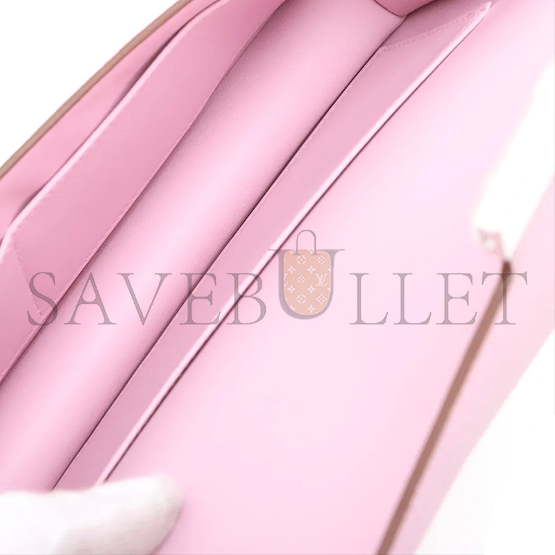 HERMES MASTER CONSTANCE ELAN EPSOM MAUVE SYLVESTRE PALLADIUM HARDWARE (26*16*6cm)